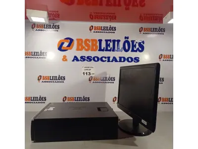 LOTE 113 - 01 CPU COMPAQ 6005, PROCESSADOR PHENON X2, 1TB HD, SEM MEMÓRIA E 01 MONITOR MARCA AOC MODELO E950S WDA.  (NO ESTADO, LEILÃO NÃO TEM GARANTIA E NEM DEVOLUÇÃO, SUJEITO A POSSÍVEIS AVARIAS VISÍVEIS/OCULTAS E/OU AUSÊNCIA DE COMPONENTES).