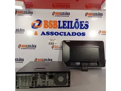 LOTE 222 - 01 CPU HP COMPAQ 6005, PROCESSADOR PHENON X2, HD 250 E MEMORIA 2GB E 01 MONITOR COMPAQ MODELO WJ 674 A SEM A BASE. (NO ESTADO, LEILÃO NÃO TEM GARANTIA E NEM DEVOLUÇÃO, SUJEITO A POSSÍVEIS AVARIAS VISÍVEIS/OCULTAS E/OU AUSÊNCIA DE COMPONENTES).