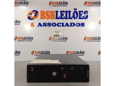 LOTE 292 - 01 CPU ITAUTEC INFOWAY SM 3330, PROCESSADOR PHENON X2, HD 500GB E MEMÓRIA 2GB DDR3. (NO ESTADO, LEILÃO NÃO TEM GARANTIA E NEM DEVOLUÇÃO, SUJEITO A POSSÍVEIS AVARIAS VISÍVEIS/OCULTAS E/OU AUSÊNCIA DE COMPONENTES).