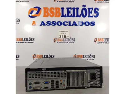 LOTE 316 - 01 CPU ITAUTEC INFOWAY SM 3330, PROCESSADOR PHENON X2, HD 500GB E MEMÓRIA 2GB DDR3. (NO ESTADO, LEILÃO NÃO TEM GARANTIA E NEM DEVOLUÇÃO, SUJEITO A POSSÍVEIS AVARIAS VISÍVEIS/OCULTAS E/OU AUSÊNCIA DE COMPONENTES).