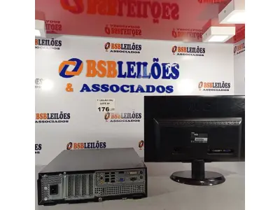 LOTE 176 - 01 CPU ITAUTEC INFOWAY SM 3330, PROCESSADOR PHENON X2, HD 500GB, MEMÓRIA 2GB DDR3 E 01 MONITOR AOC MODELO E 950S WDA. (NO ESTADO, LEILÃO NÃO TEM GARANTIA E NEM DEVOLUÇÃO, SUJEITO A POSSÍVEIS AVARIAS VISÍVEIS/OCULTAS E/OU AUSÊNCIA DE COMPONENTES).