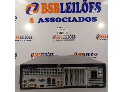 LOTE 062 - 01 CPU ITAUTEC INFOWAY SM 3330, PROCESSADOR PHENON X2, HD 500GB, MEMÓRIA 2GB DDR3. (NO ESTADO, LEILÃO NÃO TEM GARANTIA E NEM DEVOLUÇÃO, SUJEITO A POSSÍVEIS AVARIAS VISÍVEIS/OCULTAS E/OU AUSÊNCIA DE COMPONENTES).