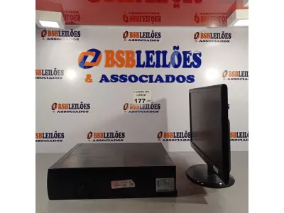 LOTE 177 - 01 CPU ITAUTEC INFOWAY SM 3330, PROCESSADOR PHENON X2, HD 500GB, MEMÓRIA 2GB DDR3 E 01 MONITOR AOC MODELO E 950S WDA. (NO ESTADO, LEILÃO NÃO TEM GARANTIA E NEM DEVOLUÇÃO, SUJEITO A POSSÍVEIS AVARIAS VISÍVEIS/OCULTAS E/OU AUSÊNCIA DE COMPONENTES).