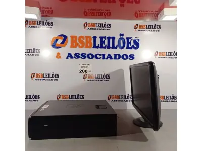 LOTE 200 - 01 CPU HP COMPAQ 6005, PROCESSADOR PHENON X2, HD 250, MEMÓRIA 2GB E 01 MONITOR COMPAQ MODELO WJ 674 A. (NO ESTADO, LEILÃO NÃO TEM GARANTIA E NEM DEVOLUÇÃO, SUJEITO A POSSÍVEIS AVARIAS VISÍVEIS/OCULTAS E/OU AUSÊNCIA DE COMPONENTES).