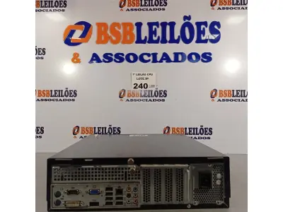 LOTE 240 - 01 CPU ITAUTEC INFOWAY SM 3330, PROCESSADOR PHENON X2, HD 500GB E MEMÓRIA 2GB DDR3. (NO ESTADO, LEILÃO NÃO TEM GARANTIA E NEM DEVOLUÇÃO, SUJEITO A POSSÍVEIS AVARIAS VISÍVEIS/OCULTAS E/OU AUSÊNCIA DE COMPONENTES).