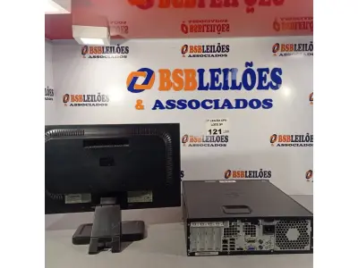 LOTE 121 - 01 CPU HP COMPAQ 6005, PROCESSADOR PHENON X2, 250 GB HD, SEM MEMÓRIA E 01 MONITOR MARCA HP MODELO LE 1851W. (NO ESTADO, LEILÃO NÃO TEM GARANTIA E NEM DEVOLUÇÃO, SUJEITO A POSSÍVEIS AVARIAS VISÍVEIS/OCULTAS E/OU AUSÊNCIA DE COMPONENTES).