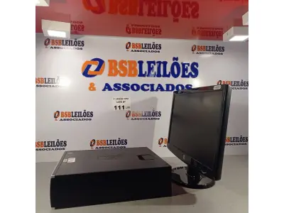 LOTE 111 - 01 CPU COMPAQ 6005, PROCESSADOR PHENON X2, 1TB HD, SEM MEMÓRIA E 01 MONITOR MARCA HP MODELO W2043S-PF. (NO ESTADO, LEILÃO NÃO TEM GARANTIA E NEM DEVOLUÇÃO, SUJEITO A POSSÍVEIS AVARIAS VISÍVEIS/OCULTAS E/OU AUSÊNCIA DE COMPONENTES).