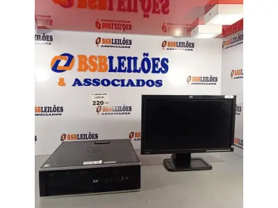 LOTE 220 - 01 CPU HP COMPAQ 6005, PROCESSADOR PHENON X2, HD 250 E MEMORIA 2GB E 01 MONITOR HP MODELO LE 1851W. (NO ESTADO, LEILÃO NÃO TEM GARANTIA E NEM DEVOLUÇÃO, SUJEITO A POSSÍVEIS AVARIAS VISÍVEIS/OCULTAS E/OU AUSÊNCIA DE COMPONENTES).