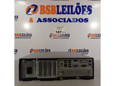 LOTE 187 - 01 CPU ITAUTEC INFOWAY SM 3330, PROCESSADOR PHENON X2, HD 500GB, MEMÓRIA 2GB DDR3. (NO ESTADO, LEILÃO NÃO TEM GARANTIA E NEM DEVOLUÇÃO, SUJEITO A POSSÍVEIS AVARIAS VISÍVEIS/OCULTAS E/OU AUSÊNCIA DE COMPONENTES).