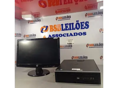 LOTE 108 - 01 CPU COMPAQ 6005, PROCESSADOR PHENON X2, 1TB HD, SEM MEMÓRIA E 01 MONITOR MARCA HP MODELO W2043S-PF. (NO ESTADO, LEILÃO NÃO TEM GARANTIA E NEM DEVOLUÇÃO, SUJEITO A POSSÍVEIS AVARIAS VISÍVEIS/OCULTAS E/OU AUSÊNCIA DE COMPONENTES).