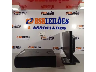 LOTE 220 - 01 CPU HP COMPAQ 6005, PROCESSADOR PHENON X2, HD 250 E MEMORIA 2GB E 01 MONITOR HP MODELO LE 1851W. (NO ESTADO, LEILÃO NÃO TEM GARANTIA E NEM DEVOLUÇÃO, SUJEITO A POSSÍVEIS AVARIAS VISÍVEIS/OCULTAS E/OU AUSÊNCIA DE COMPONENTES).