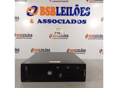 LOTE 310 - 01 CPU ITAUTEC INFOWAY SM 3330, PROCESSADOR PHENON X2, HD 500GB E MEMÓRIA 2GB DDR3. (NO ESTADO, LEILÃO NÃO TEM GARANTIA E NEM DEVOLUÇÃO, SUJEITO A POSSÍVEIS AVARIAS VISÍVEIS/OCULTAS E/OU AUSÊNCIA DE COMPONENTES).