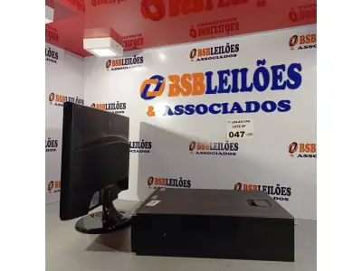 LOTE 047 - 01 CPU HP COMPAQ 6005, PROCESSADOR PHENON X2, HD 250GB, MEMORIA 2GB E 01 MONITOR HP MODELO W2043S-PF. (NO ESTADO, LEILÃO NÃO TEM GARANTIA E NEM DEVOLUÇÃO, SUJEITO A POSSÍVEIS AVARIAS VISÍVEIS/OCULTAS E/OU AUSÊNCIA DE COMPONENTES).