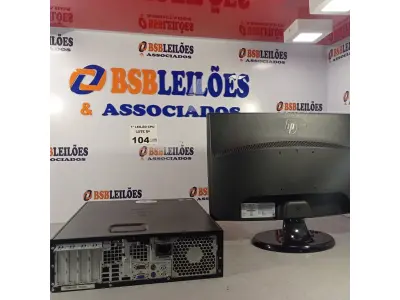 LOTE 104 - 01 CPU COMPAQ 6005, PROCESSADOR PHENON X2, 1TB HD, SEM MEMÓRIA E 01 MONITOR MARCA HP MODELO W2043S-PF. (NO ESTADO, LEILÃO NÃO TEM GARANTIA E NEM DEVOLUÇÃO, SUJEITO A POSSÍVEIS AVARIAS VISÍVEIS/OCULTAS E/OU AUSÊNCIA DE COMPONENTES).