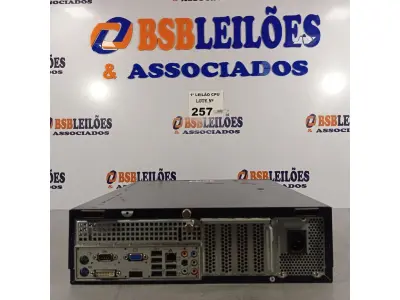LOTE 257 - 01 CPU ITAUTEC INFOWAY SM 3330, PROCESSADOR PHENON X2, HD 500GB E MEMÓRIA 2GB DDR3. (NO ESTADO, LEILÃO NÃO TEM GARANTIA E NEM DEVOLUÇÃO, SUJEITO A POSSÍVEIS AVARIAS VISÍVEIS/OCULTAS E/OU AUSÊNCIA DE COMPONENTES).