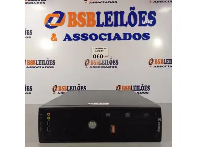 LOTE 060 - 01 CPU ITAUTEC INFOWAY SM 3330, PROCESSADOR PHENON X2, HD 500GB, MEMÓRIA 2GB DDR3. (NO ESTADO, LEILÃO NÃO TEM GARANTIA E NEM DEVOLUÇÃO, SUJEITO A POSSÍVEIS AVARIAS VISÍVEIS/OCULTAS E/OU AUSÊNCIA DE COMPONENTES).