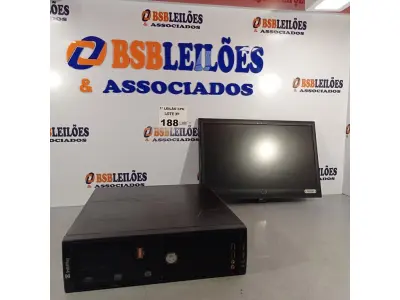 LOTE 188 - 01 CPU ITAUTEC INFOWAY SM 3330, PROCESSADOR PHENON X2, HD 500GB, MEMÓRIA 2GB DDR3 E 01 MONITOR AOC MODELO E 950S SEM A BASE. (NO ESTADO, LEILÃO NÃO TEM GARANTIA E NEM DEVOLUÇÃO, SUJEITO A POSSÍVEIS AVARIAS VISÍVEIS/OCULTAS E/OU AUSÊNCIA DE COMPONENTES).