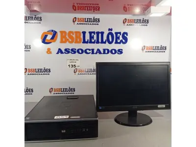 LOTE 135 - 01 CPU HP COMPAQ 6005, PROCESSADOR PHENON X2, 250 GB HD, SEM MEMÓRIA E 01 MONITOR MARCA AOC MODELO E 950S WDA. (NO ESTADO, LEILÃO NÃO TEM GARANTIA E NEM DEVOLUÇÃO, SUJEITO A POSSÍVEIS AVARIAS VISÍVEIS/OCULTAS E/OU AUSÊNCIA DE COMPONENTES).