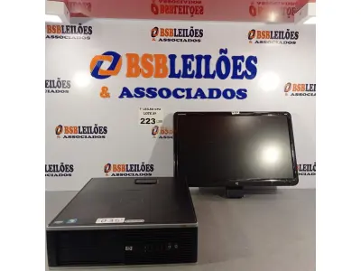 LOTE 223 - 01 CPU HP COMPAQ 6005, PROCESSADOR PHENON X2, HD 1 TB E MEMORIA 2GB E 01 MONITOR COMPAQ MODELO WJ 674 A SEM A BASE. (NO ESTADO, LEILÃO NÃO TEM GARANTIA E NEM DEVOLUÇÃO, SUJEITO A POSSÍVEIS AVARIAS VISÍVEIS/OCULTAS E/OU AUSÊNCIA DE COMPONENTES).