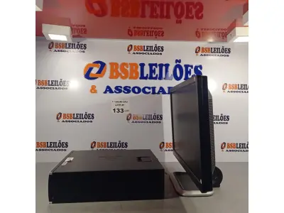 LOTE 133 - 01 CPU HP COMPAQ 6005, PROCESSADOR PHENON X2, 250 GB HD, SEM MEMÓRIA E 01 MONITOR MARCA HP MODELO HSTND 2381-B. (NO ESTADO, LEILÃO NÃO TEM GARANTIA E NEM DEVOLUÇÃO, SUJEITO A POSSÍVEIS AVARIAS VISÍVEIS/OCULTAS E/OU AUSÊNCIA DE COMPONENTES).
