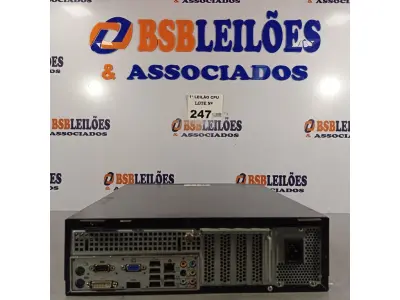 LOTE 247 - 01 CPU ITAUTEC INFOWAY SM 3330, PROCESSADOR PHENON X2, HD 500GB E MEMÓRIA 2GB DDR3. (NO ESTADO, LEILÃO NÃO TEM GARANTIA E NEM DEVOLUÇÃO, SUJEITO A POSSÍVEIS AVARIAS VISÍVEIS/OCULTAS E/OU AUSÊNCIA DE COMPONENTES).