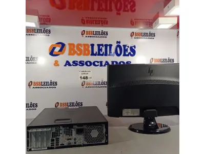 LOTE 148 - 01 CPU HP COMPAQ 6005, PROCESSADOR PHENON X2, MEMÓRIA 2GB, HD 250 GB E 01 MONITOR HP MODELO W2043S. (NO ESTADO, LEILÃO NÃO TEM GARANTIA E NEM DEVOLUÇÃO, SUJEITO A POSSÍVEIS AVARIAS VISÍVEIS/OCULTAS E/OU AUSÊNCIA DE COMPONENTES).