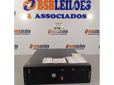 LOTE 078 - 01 CPU ITAUTEC INFOWAY SM 3330, PROCESSADOR PHENON X2, HD 500GB, MEMÓRIA 2GB DDR3. (NO ESTADO, LEILÃO NÃO TEM GARANTIA E NEM DEVOLUÇÃO, SUJEITO A POSSÍVEIS AVARIAS VISÍVEIS/OCULTAS E/OU AUSÊNCIA DE COMPONENTES).