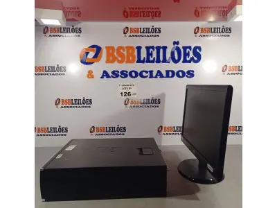 LOTE 126 - 01 CPU HP COMPAQ 6005, PROCESSADOR PHENON X2, 250 GB HD, SEM MEMÓRIA E 01 MONITOR MARCA AOC MODELO E 950S WDA. (NO ESTADO, LEILÃO NÃO TEM GARANTIA E NEM DEVOLUÇÃO, SUJEITO A POSSÍVEIS AVARIAS VISÍVEIS/OCULTAS E/OU AUSÊNCIA DE COMPONENTES).