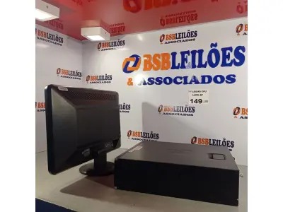 LOTE 149 - 01 CPU HP COMPAQ 6005, PROCESSADOR PHENON X2, MEMÓRIA 2GB, HD 250 GB E 01 MONITOR COMPAQ MODELO WJ 674 A. (NO ESTADO, LEILÃO NÃO TEM GARANTIA E NEM DEVOLUÇÃO, SUJEITO A POSSÍVEIS AVARIAS VISÍVEIS/OCULTAS E/OU AUSÊNCIA DE COMPONENTES).