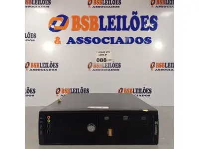 LOTE 088 - 01 CPU ITAUTEC INFOWAY SM 3330, PROCESSADOR PHENON X2, HD 500GB, MEMÓRIA 2GB DDR3. (NO ESTADO, LEILÃO NÃO TEM GARANTIA E NEM DEVOLUÇÃO, SUJEITO A POSSÍVEIS AVARIAS VISÍVEIS/OCULTAS E/OU AUSÊNCIA DE COMPONENTES).
