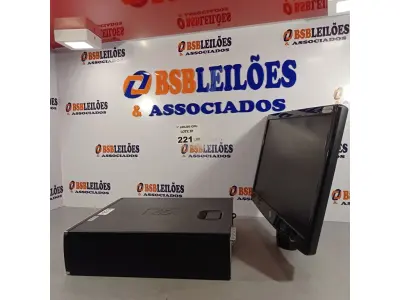 LOTE 221 - 01 CPU HP COMPAQ 6005, PROCESSADOR PHENON X2, HD 250 E MEMORIA 2GB E 01 MONITOR HP MODELO W 2043S SEM A BASE. (NO ESTADO, LEILÃO NÃO TEM GARANTIA E NEM DEVOLUÇÃO, SUJEITO A POSSÍVEIS AVARIAS VISÍVEIS/OCULTAS E/OU AUSÊNCIA DE COMPONENTES).