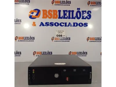 LOTE 098 - 01 CPU ITAUTEC INFOWAY SM 3330, PROCESSADOR PHENON X2, HD 500GB, MEMÓRIA 2GB DDR3. (NO ESTADO, LEILÃO NÃO TEM GARANTIA E NEM DEVOLUÇÃO, SUJEITO A POSSÍVEIS AVARIAS VISÍVEIS/OCULTAS E/OU AUSÊNCIA DE COMPONENTES).