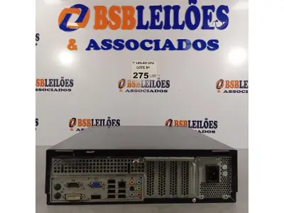 LOTE 275 - 01 CPU ITAUTEC INFOWAY SM 3330, PROCESSADOR PHENON X2, HD 500GB E MEMÓRIA 2GB DDR3. (NO ESTADO, LEILÃO NÃO TEM GARANTIA E NEM DEVOLUÇÃO, SUJEITO A POSSÍVEIS AVARIAS VISÍVEIS/OCULTAS E/OU AUSÊNCIA DE COMPONENTES).
