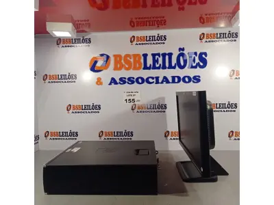 LOTE 155 - 01 CPU HP COMPAQ 6005, PROCESSADOR PHENON X2, MEMÓRIA 2GB, HD 160 GB E 01 MONITOR HP MODELO LE 1851W. (NO ESTADO, LEILÃO NÃO TEM GARANTIA E NEM DEVOLUÇÃO, SUJEITO A POSSÍVEIS AVARIAS VISÍVEIS/OCULTAS E/OU AUSÊNCIA DE COMPONENTES).
