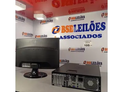 LOTE 105 - 01 CPU COMPAQ 6005, PROCESSADOR PHENON X2, 1TB HD, SEM MEMÓRIA E 01 MONITOR MARCA HP MODELO W2043S-PF. (NO ESTADO, LEILÃO NÃO TEM GARANTIA E NEM DEVOLUÇÃO, SUJEITO A POSSÍVEIS AVARIAS VISÍVEIS/OCULTAS E/OU AUSÊNCIA DE COMPONENTES).