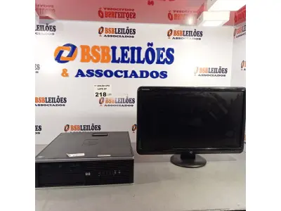 LOTE 218 - 01 CPU HP COMPAQ 6005, PROCESSADOR PHENON X2, HD 250 E MEMORIA 2GB E 01 MONITOR COMPAQ MODELO WJ 674 A. (NO ESTADO, LEILÃO NÃO TEM GARANTIA E NEM DEVOLUÇÃO, SUJEITO A POSSÍVEIS AVARIAS VISÍVEIS/OCULTAS E/OU AUSÊNCIA DE COMPONENTES).
