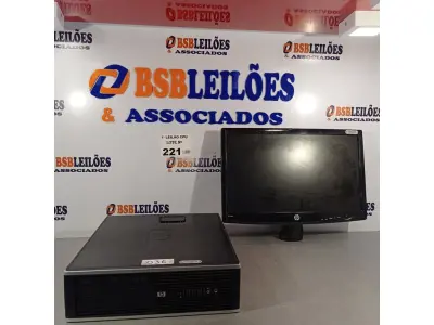 LOTE 221 - 01 CPU HP COMPAQ 6005, PROCESSADOR PHENON X2, HD 250 E MEMORIA 2GB E 01 MONITOR HP MODELO W 2043S SEM A BASE. (NO ESTADO, LEILÃO NÃO TEM GARANTIA E NEM DEVOLUÇÃO, SUJEITO A POSSÍVEIS AVARIAS VISÍVEIS/OCULTAS E/OU AUSÊNCIA DE COMPONENTES).