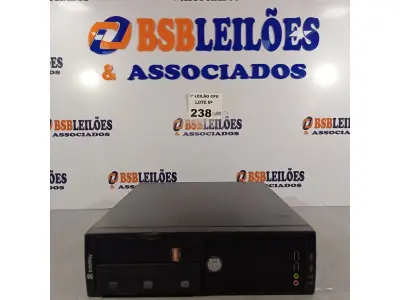 LOTE 238 - 01 CPU ITAUTEC INFOWAY SM 3330, PROCESSADOR PHENON X2, HD 500GB E MEMÓRIA 2GB DDR3. (NO ESTADO, LEILÃO NÃO TEM GARANTIA E NEM DEVOLUÇÃO, SUJEITO A POSSÍVEIS AVARIAS VISÍVEIS/OCULTAS E/OU AUSÊNCIA DE COMPONENTES).