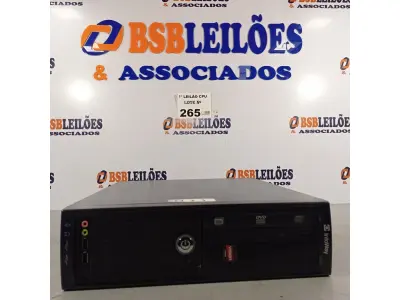 LOTE 265 - 01 CPU ITAUTEC INFOWAY SM 3330, PROCESSADOR PHENON X2, HD 500GB E MEMÓRIA 2GB DDR3. (NO ESTADO, LEILÃO NÃO TEM GARANTIA E NEM DEVOLUÇÃO, SUJEITO A POSSÍVEIS AVARIAS VISÍVEIS/OCULTAS E/OU AUSÊNCIA DE COMPONENTES).