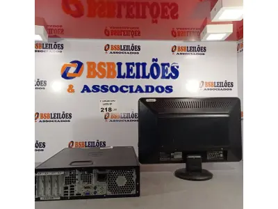LOTE 218 - 01 CPU HP COMPAQ 6005, PROCESSADOR PHENON X2, HD 250 E MEMORIA 2GB E 01 MONITOR COMPAQ MODELO WJ 674 A. (NO ESTADO, LEILÃO NÃO TEM GARANTIA E NEM DEVOLUÇÃO, SUJEITO A POSSÍVEIS AVARIAS VISÍVEIS/OCULTAS E/OU AUSÊNCIA DE COMPONENTES).