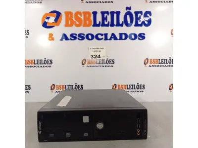 LOTE 324 - 01 CPU ITAUTEC INFOWAY SM 3330, PROCESSADOR PHENON X2, HD 500GB E MEMÓRIA 2GB DDR3. (NO ESTADO, LEILÃO NÃO TEM GARANTIA E NEM DEVOLUÇÃO, SUJEITO A POSSÍVEIS AVARIAS VISÍVEIS/OCULTAS E/OU AUSÊNCIA DE COMPONENTES).