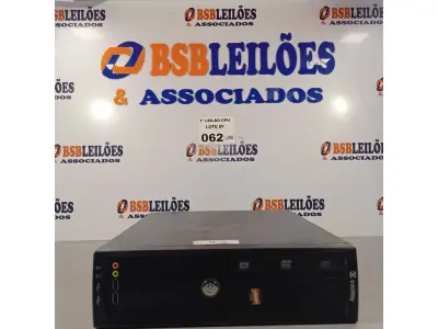 LOTE 062 - 01 CPU ITAUTEC INFOWAY SM 3330, PROCESSADOR PHENON X2, HD 500GB, MEMÓRIA 2GB DDR3. (NO ESTADO, LEILÃO NÃO TEM GARANTIA E NEM DEVOLUÇÃO, SUJEITO A POSSÍVEIS AVARIAS VISÍVEIS/OCULTAS E/OU AUSÊNCIA DE COMPONENTES).