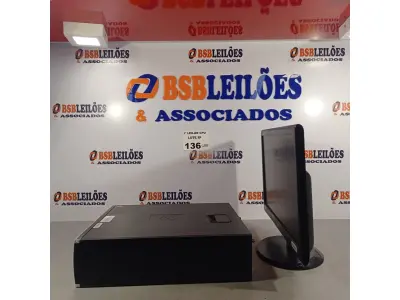 LOTE 136 - 01 CPU HP COMPAQ 6005, PROCESSADOR PHENON X2, 250 GB HD, SEM MEMÓRIA E 01 MONITOR MARCA AOC MODELO E 950S WDA. (NO ESTADO, LEILÃO NÃO TEM GARANTIA E NEM DEVOLUÇÃO, SUJEITO A POSSÍVEIS AVARIAS VISÍVEIS/OCULTAS E/OU AUSÊNCIA DE COMPONENTES).