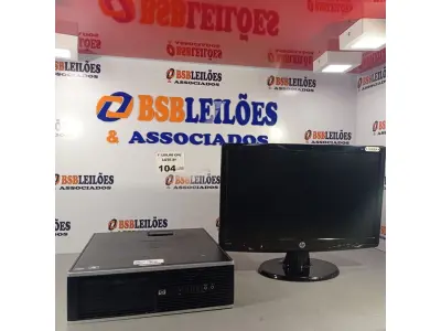 LOTE 104 - 01 CPU COMPAQ 6005, PROCESSADOR PHENON X2, 1TB HD, SEM MEMÓRIA E 01 MONITOR MARCA HP MODELO W2043S-PF. (NO ESTADO, LEILÃO NÃO TEM GARANTIA E NEM DEVOLUÇÃO, SUJEITO A POSSÍVEIS AVARIAS VISÍVEIS/OCULTAS E/OU AUSÊNCIA DE COMPONENTES).