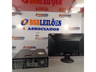 LOTE 164 - 01 CPU HP COMPAQ 6005, PROCESSADOR PHENON X2, HD 250GB, MEMORIA 2GB E 01 MONITOR HP MODELO XJ 310A. (NO ESTADO, LEILÃO NÃO TEM GARANTIA E NEM DEVOLUÇÃO, SUJEITO A POSSÍVEIS AVARIAS VISÍVEIS/OCULTAS E/OU AUSÊNCIA DE COMPONENTES).