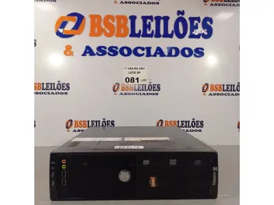 LOTE 081 - 01 CPU ITAUTEC INFOWAY SM 3330, PROCESSADOR PHENON X2, HD 500GB, MEMÓRIA 2GB DDR3. (NO ESTADO, LEILÃO NÃO TEM GARANTIA E NEM DEVOLUÇÃO, SUJEITO A POSSÍVEIS AVARIAS VISÍVEIS/OCULTAS E/OU AUSÊNCIA DE COMPONENTES).
