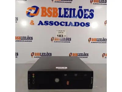 LOTE 183 - 01 CPU ITAUTEC INFOWAY SM 3330, PROCESSADOR PHENON X2, HD 500GB, MEMÓRIA 2GB DDR3. (NO ESTADO, LEILÃO NÃO TEM GARANTIA E NEM DEVOLUÇÃO, SUJEITO A POSSÍVEIS AVARIAS VISÍVEIS/OCULTAS E/OU AUSÊNCIA DE COMPONENTES).