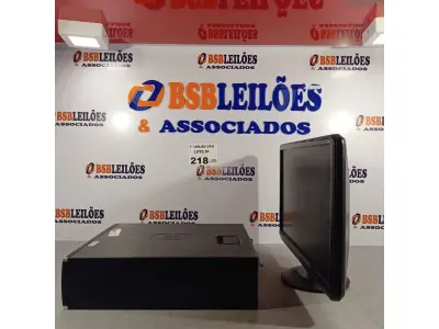 LOTE 218 - 01 CPU HP COMPAQ 6005, PROCESSADOR PHENON X2, HD 250 E MEMORIA 2GB E 01 MONITOR COMPAQ MODELO WJ 674 A. (NO ESTADO, LEILÃO NÃO TEM GARANTIA E NEM DEVOLUÇÃO, SUJEITO A POSSÍVEIS AVARIAS VISÍVEIS/OCULTAS E/OU AUSÊNCIA DE COMPONENTES).