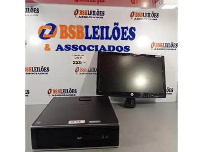 LOTE 225 - 01 CPU HP COMPAQ 6005, PROCESSADOR PHENON X2, HD 250 E MEMORIA 2GB E 01 MONITOR HP MODELO W 2043S SEM A BASE. (NO ESTADO, LEILÃO NÃO TEM GARANTIA E NEM DEVOLUÇÃO, SUJEITO A POSSÍVEIS AVARIAS VISÍVEIS/OCULTAS E/OU AUSÊNCIA DE COMPONENTES).