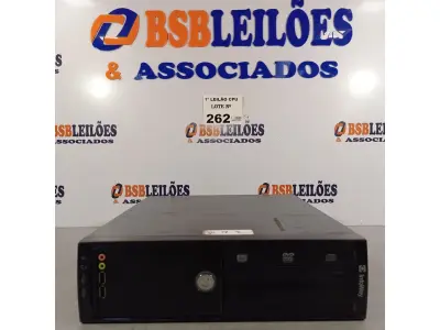 LOTE 262 - 01 CPU ITAUTEC INFOWAY SM 3330, PROCESSADOR PHENON X2, HD 500GB E MEMÓRIA 2GB DDR3. (NO ESTADO, LEILÃO NÃO TEM GARANTIA E NEM DEVOLUÇÃO, SUJEITO A POSSÍVEIS AVARIAS VISÍVEIS/OCULTAS E/OU AUSÊNCIA DE COMPONENTES).